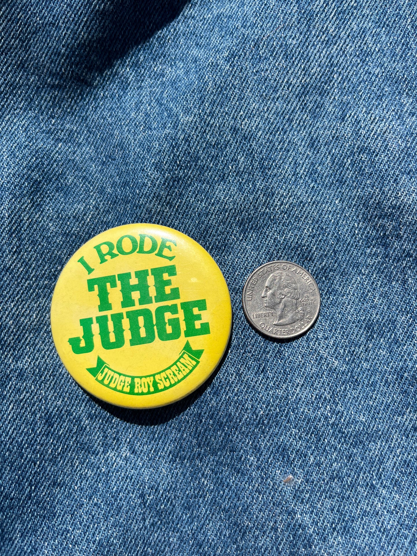 I Rode The Judge Pin