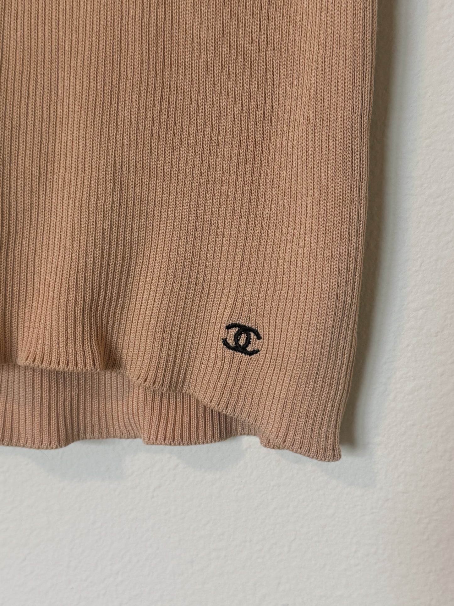 Y2K Chanel Ribbed Tank