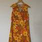 60s Flower Power House Dress