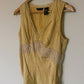 90s Buttery Yellow Silk Tank