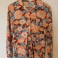 70s Just Peachy Button Up Top
