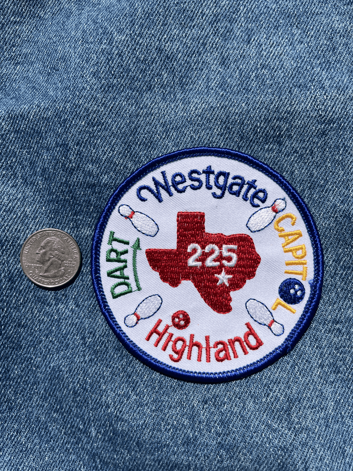 Texas Bowling Patch