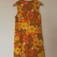 60s Flower Power House Dress