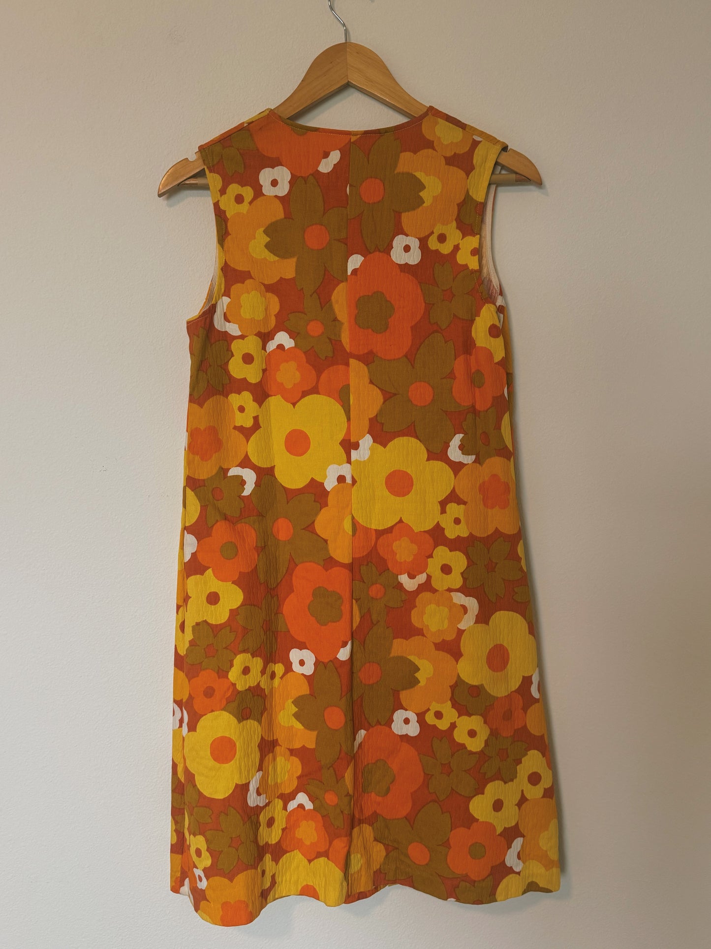 60s Flower Power House Dress