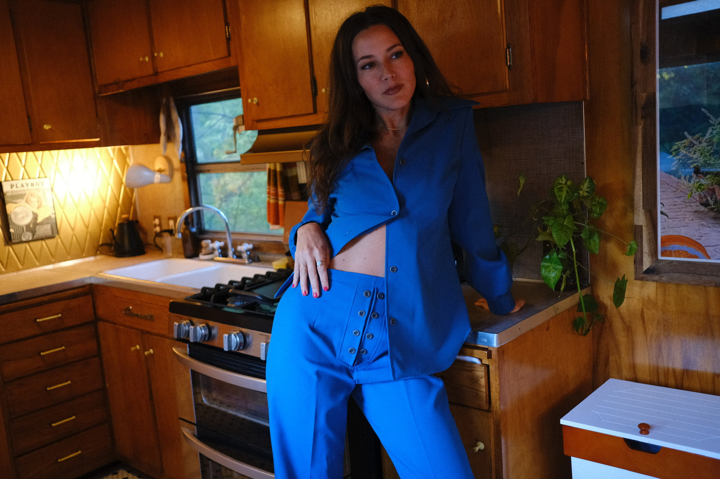 70s Royal Blue Suit