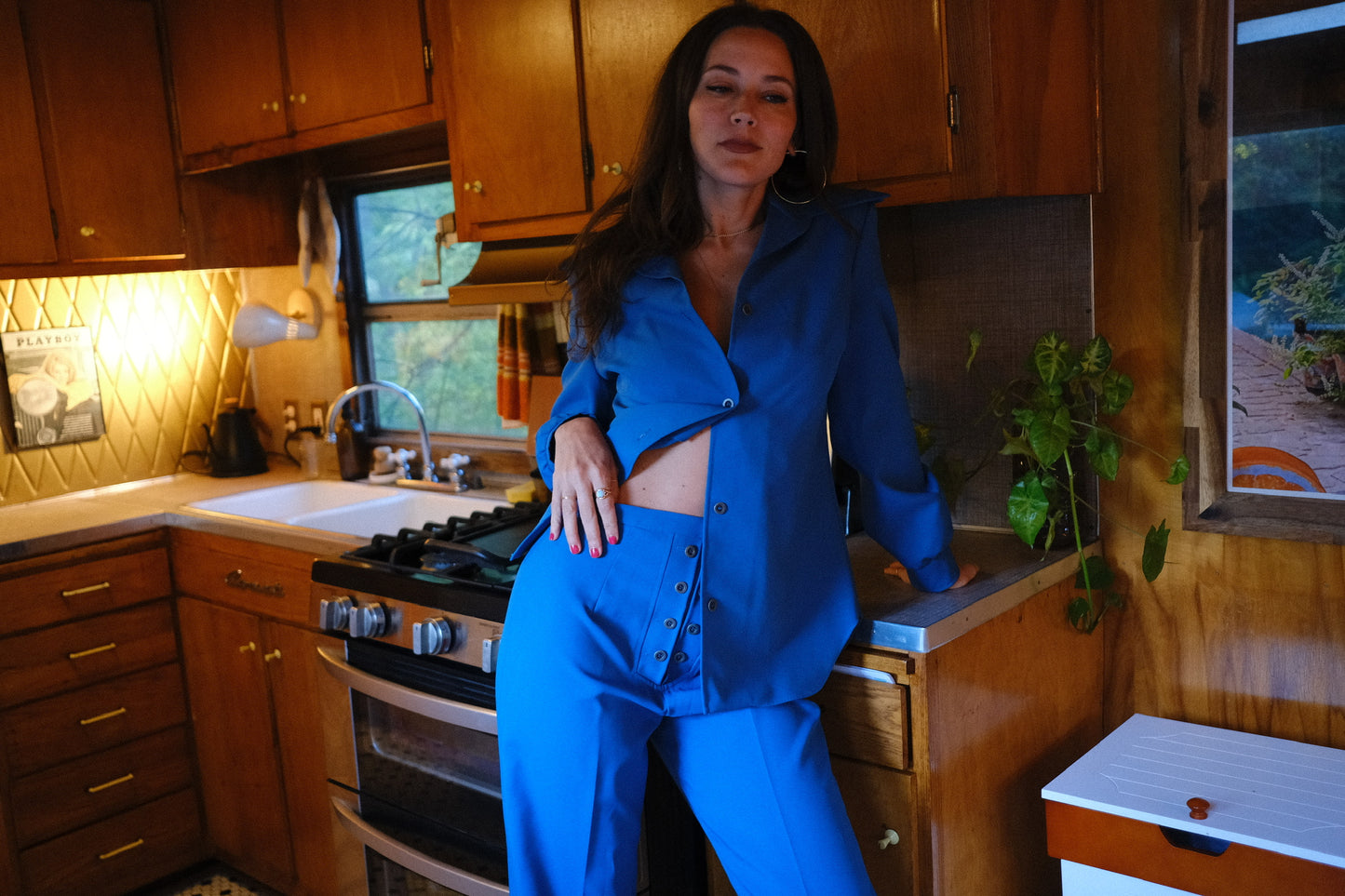 70s Royal Blue Suit