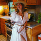 60s White Eyelet Babydoll Dress