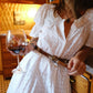 60s White Eyelet Babydoll Dress