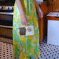 60s Floral One Shoulder Maxi Dress