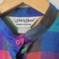 80s Jewel Toned Checkered Top