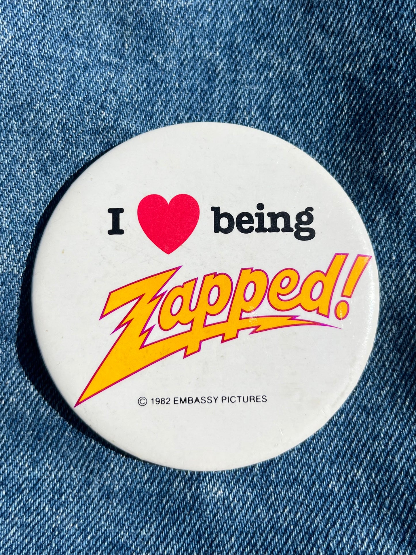 I <3 Being Zapped Pin