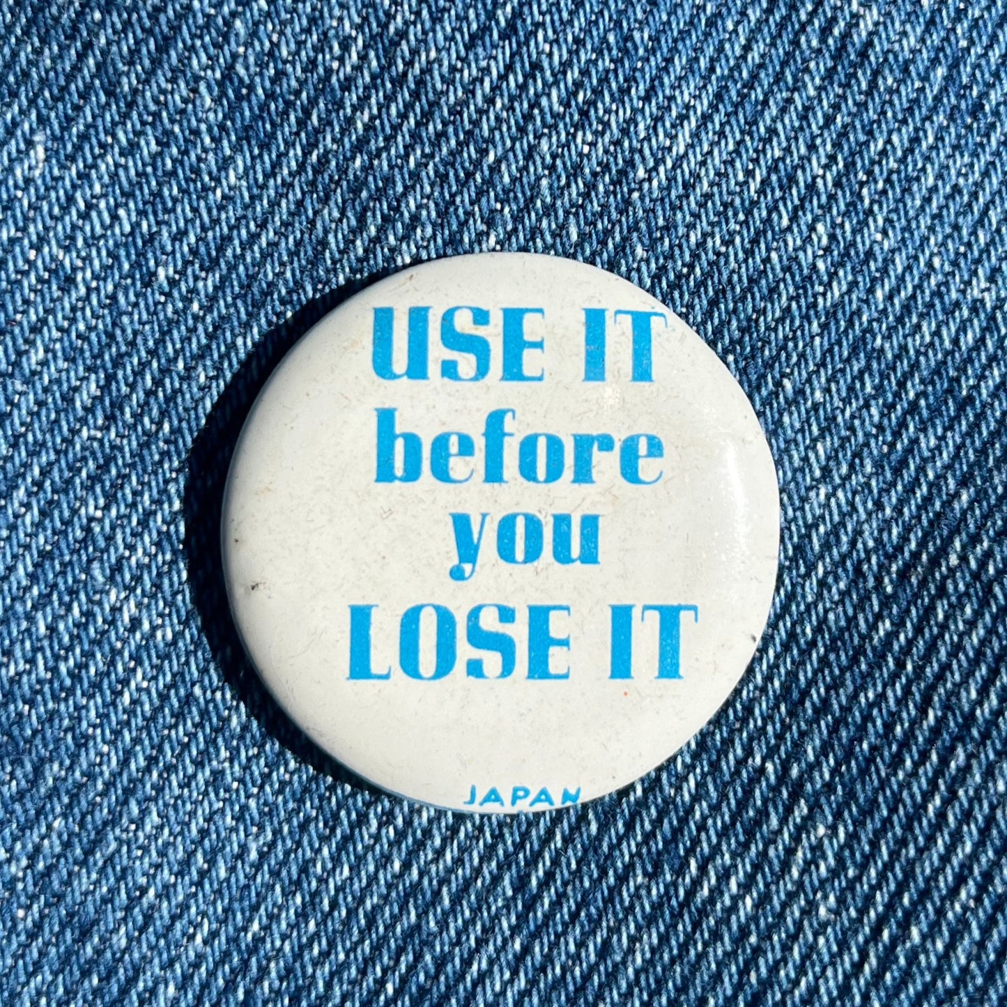 USE IT before you LOSE IT Pin