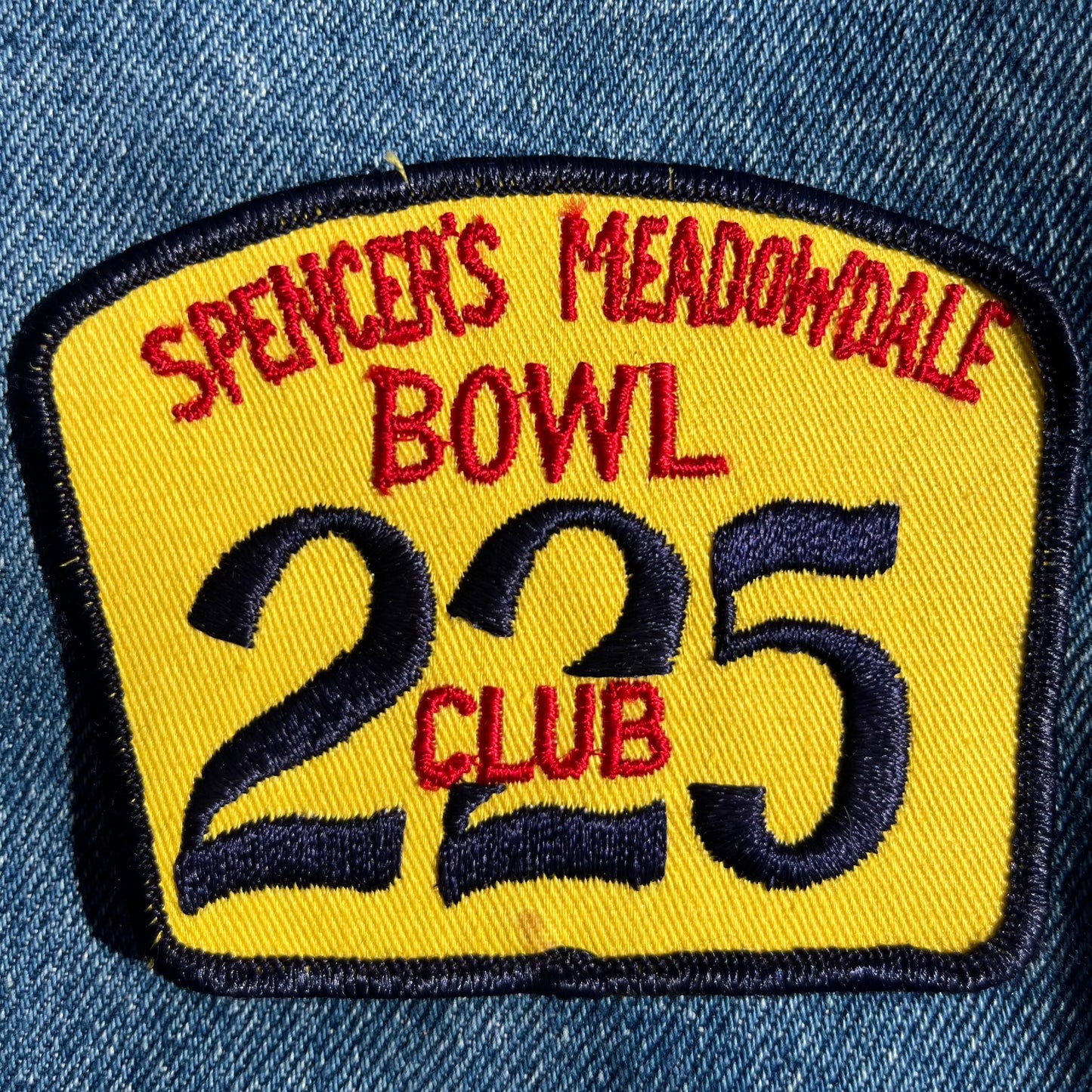 Spencer's Bowl Club Patch