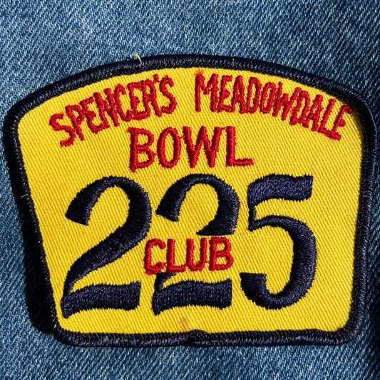 Spencer's Bowl Club Patch