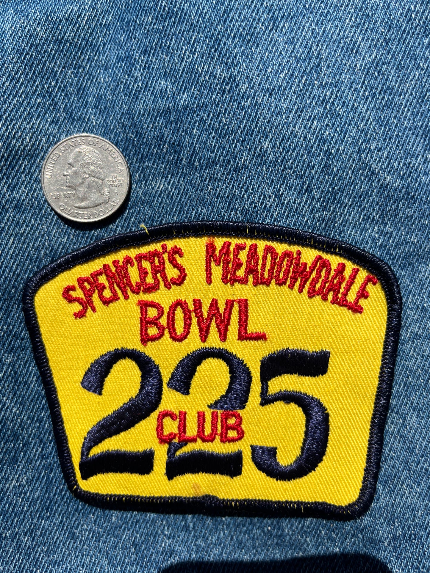 Spencer's Bowl Club Patch
